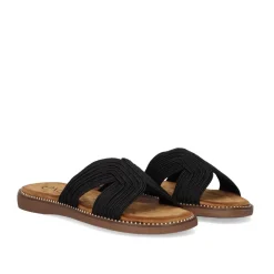 Mulher Exe Shoes Sandálias Planas*Sandalia Plana Zf1982-F5 Preto