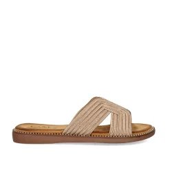 Mulher Exe Shoes Sandálias Planas*Sandalia Plana Zf1982-F5 Rose Doraudo