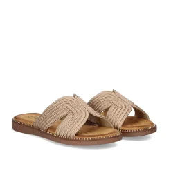 Mulher Exe Shoes Sandálias Planas*Sandalia Plana Zf1982-F5 Rose Doraudo