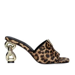 Mulher Exe Shoes Sandálias*Sandalia Salto Exe Dolly Heel-843 Leopard