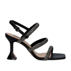 Mulher Exe Shoes Sandálias*Sandalia 23V De Salto Exe Bianca-760 Strass Preta