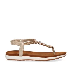 Mulher Exe Shoes Sandálias Planas*Sandálias Chato F8043-33A Ouro