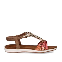 Mulher Exe Shoes Sandálias Planas*Sandálias Planas F8043-30A Marrom