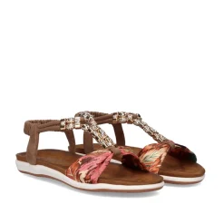 Mulher Exe Shoes Sandálias Planas*Sandálias Planas F8043-30A Marrom
