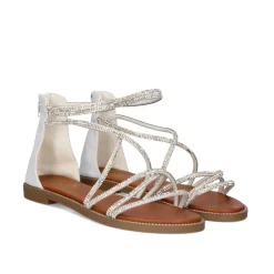 Mulher Exe Shoes Sandálias Planas*Sandálias Planas P3374-317 Branca