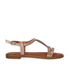 Mulher Exe Shoes Sandálias Planas*Sandálias Planas P3374-312 Ouro Rosa
