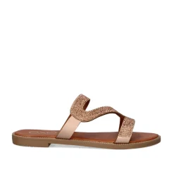 Mulher Exe Shoes Sandálias Planas*Sandálias Planas P3374-337 Ouro Rosa