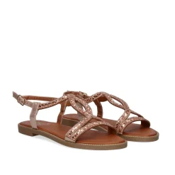 Mulher Exe Shoes Sandálias Planas*Sandálias Planas P3374-312 Ouro Rosa