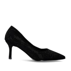 Mulher Exe Shoes Calçados De Salao*Sapato De Salao Tacao Lorena-200 Em Preto Brilhante