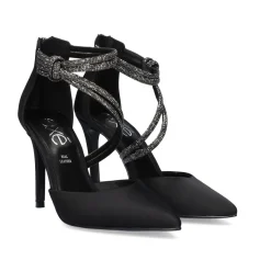 Mulher Exe Shoes Calçado De Festa*Sapato De Salto (>8 Cm) Jessica-885 Preto