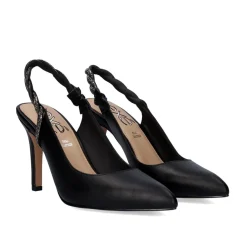 Mulher Exe Shoes Calçados De Salao*Sapato De Salto Alto Garda-928 Preto
