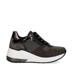 Mulher Exe Shoes Sneakers Mujer*Sneaker Plataforma Ex34 Em Cinza