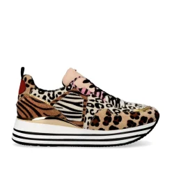 Mulher Exe Shoes Sneakers Mujer*Sneaker Plataforma Rg2210 Leopard