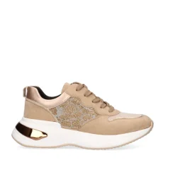 Mulher Exe Shoes Sapatilhas E Tenis*Tenis 124-232Ex04 Exe Camel