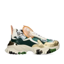 Mulher Exe Shoes Sneakers Mujer*Tenis Plataforma 9226-2 Green