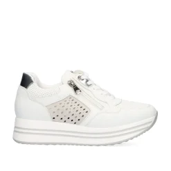 Mulher Exe Shoes Sneakers Mujer*Tenis Plataforma Branco 131-31Ex24
