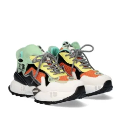 Mulher Exe Shoes Sneakers Mujer*Tenis Plataforma D190608-13 Laranja