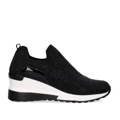 Mulher Exe Shoes Sneakers Mujer*Tenis Plataforma 34-31Ex15 Glitter Preto