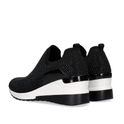 Mulher Exe Shoes Sneakers Mujer*Tenis Plataforma 34-31Ex15 Glitter Preto