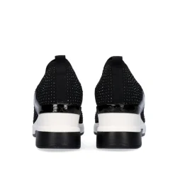 Mulher Exe Shoes Sneakers Mujer*Tenis Plataforma 34-31Ex15 Glitter Preto